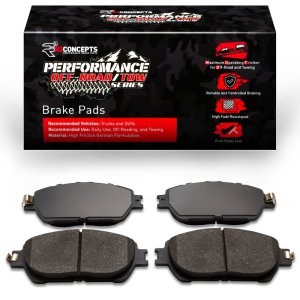 Toyota Tacoma Brake Pads - Front - R1 Concepts - Off-Road/Tow - `04-`15 Toyota Tacoma Brake Pads - Front - R1 Concepts - Off-Road/Tow - `04-`15